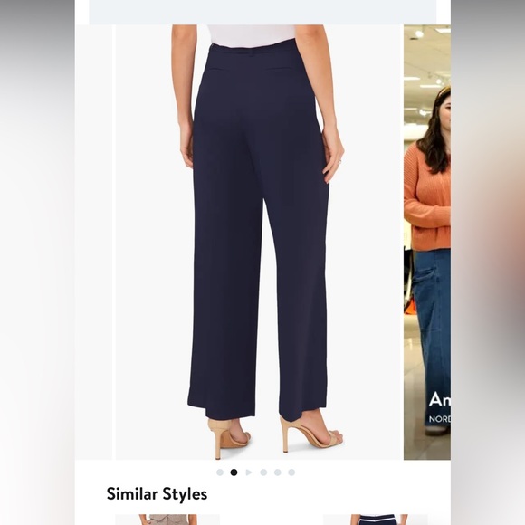 Halogen Pleated Boyfriend Pants NWOT - Picture 2 of 8